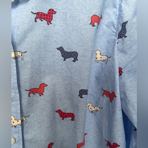 Talbots Dachshund Button Down Women’s Medium Shirt - Picture 6 of 6